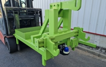 Attelage agricole pour bennes