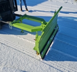 chasse neige lame caoutchouc pour chariot élévateur