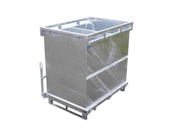 finition inox au choix pour vos bennes