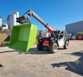 benne pour chariot téléscopique