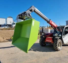 benne pour chariot téléscopique