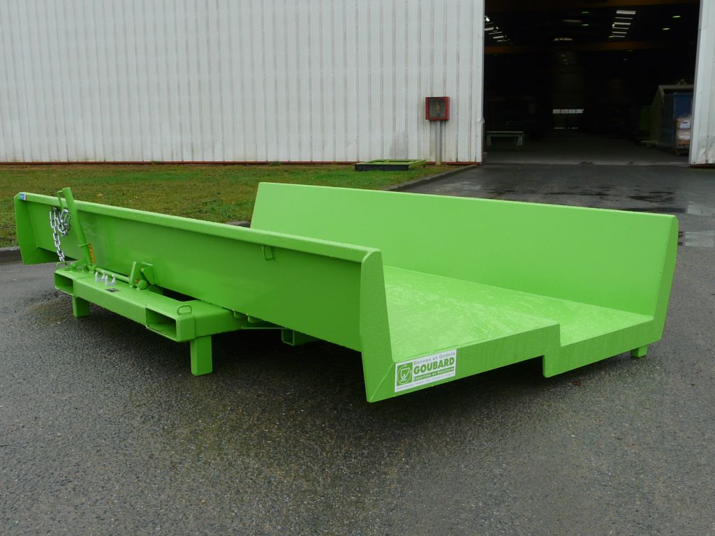 benne pour produits plats